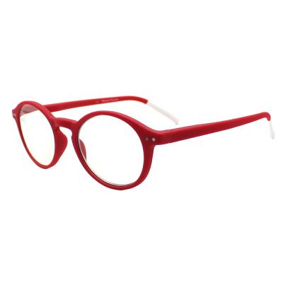 China Retractable Round TR90 Anti Glare Anti Blue Light Tr90 Computer Reading Glasses for sale