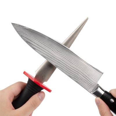 China Disposable Candle Rod Professional Knife Sharpening Stone Diamond Blade Sharpener Japanese Style Knife Sharpener for sale