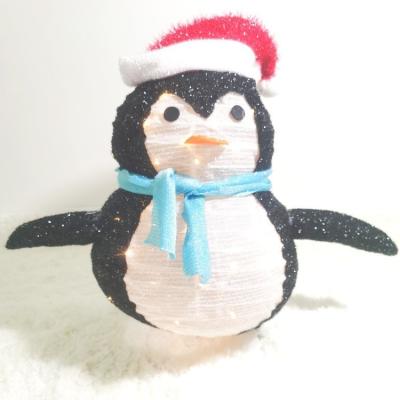 China China r LED Christmas Decorative Lights Three-Dimensional Snowman Penguin Christmas Holiday Party Decoration Christmas Theme Layout for sale