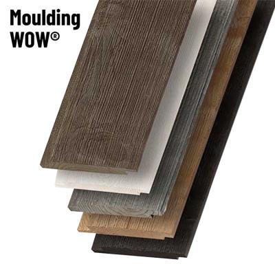 China The Fire Proof Rustic Collection is available in both shiplap siding and wood trim boards skirting board panel for sale