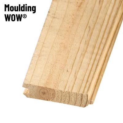 China Modern high quality accessories: color solid wood wood edging line flooring l panel wood edging panel for sale