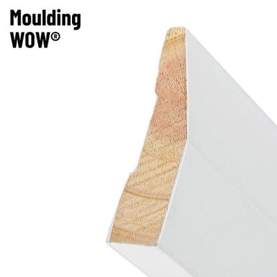 China Modern Wood Skirting Board With High Quality Lath Cove Base Wood Skirting for sale