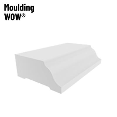 China Modern Colonial Stop Wood Skirting Moldings Architraves 18mm Small Size MDF Primed Wood Molding for sale