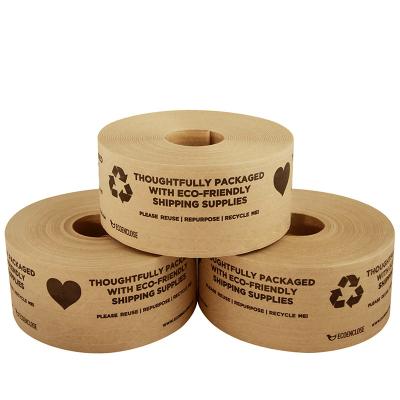 China ANTI-STATIC Reinforced Custom Reinforced Water-activated Kraft Paper Gummed Wrapping Tape for sale