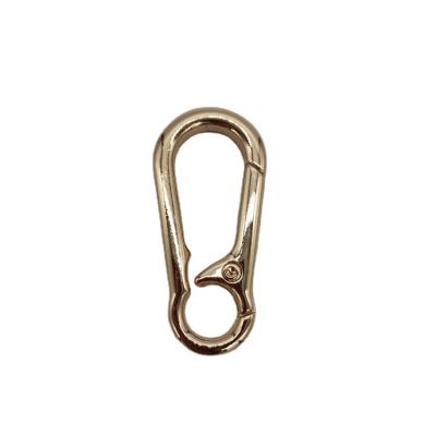 China Carabi 2021 China Aluminum Chain Climbing Hook Head Wholesale Custom Logo Zinc Alloy Small Security Metal Snap Heavy Duty Spring Clip Hook Lock for sale