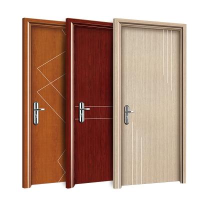 China Engineer Paint-free Wooden doors adjustable flush door frames Interior Door zu verkaufen