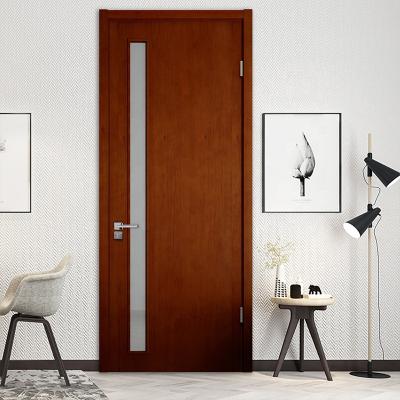 China wood door design veneer wood home interior door from China Suppliers à venda