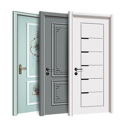 China Hot sales solid wood doors Modern style interior doors for bedroom à venda