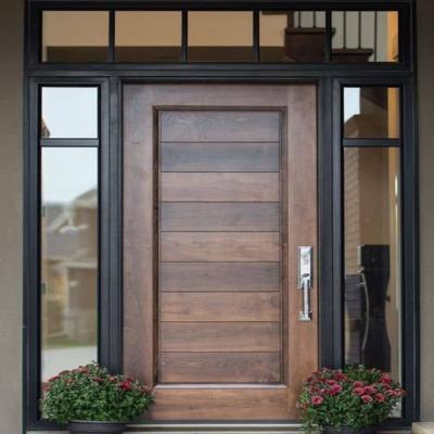 China China factory wholesale customized inside wooden doors front door panel designs Te koop