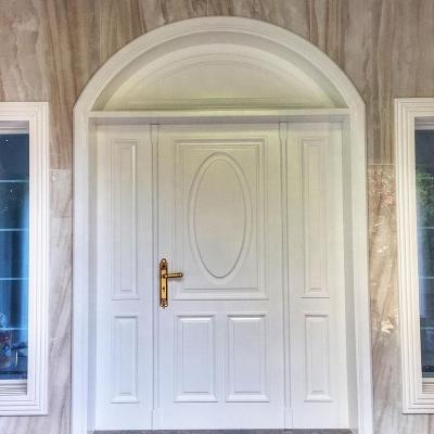 Κίνα Fashion style white solide main door modern entry door exterior door for villa προς πώληση