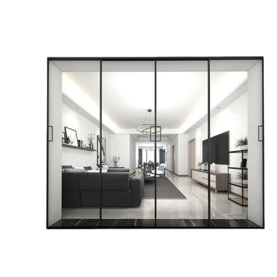 China Aluminum Frame Glass Door Entrance Aluminum Sliding Door à venda