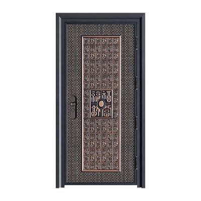 중국 Villa security door metal material steel security doors residential 판매용