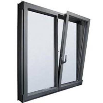 China Aluminum frame casement pitcure doors and windows temper glass window prices Te koop