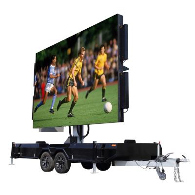 China P5mm Outdoor Advertising Mobile Led Signs Mobile Led Digital Signage Led Trailer Display for sale