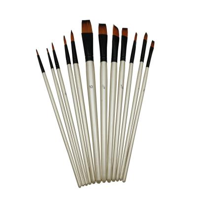 China Professional Chinese Watercolor Brushes for Art Painting Canvas Oil Painting Brush Set for sale