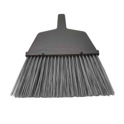 China Durable High Quality Plastic Broom Head Stabilized Floor Feeds Household Broom Plastic Floor Brush for sale