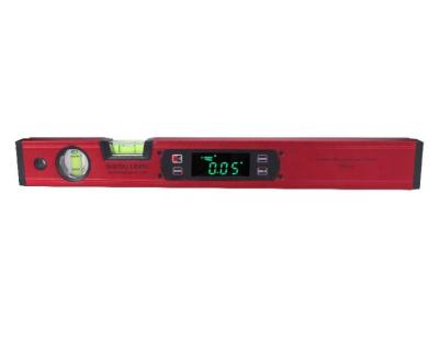 China 415mm/16.3 inch LED Display Magnetic Aluminum Angle Level Digital Angle Slope Meter Ruler Electronic Digital Level 415x50x21mm for sale