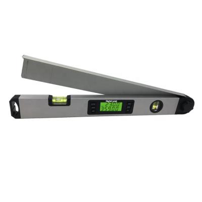 China ABS + High Precision 2-IN-1 LCD Backlight Display Digital Level And Aluminum Angle Finder for sale