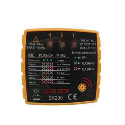 China Flame Retardant ABS Housing Electronic Wire Condition Plug Tester And Socket Plug Tester for sale