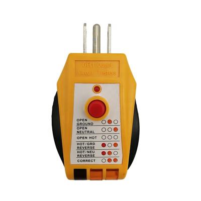 China With 1 LED With LED Indication Receptacle GFCI Socket Tester for sale