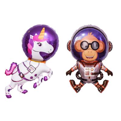 China Foil Balloon Toy Unicorn Monkey Balloon Party Decoration Space Foil Balloon for sale