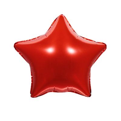 China Party Decoration Wholesale 18 Inch Star Shape Happy Birthday Wedding Party Decorations Foil Balloons for sale