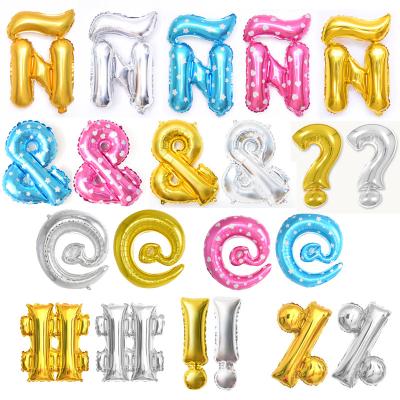 China Decoration Wholesale Colorful Decorative Conjoined Symbol Foil Balloon for sale