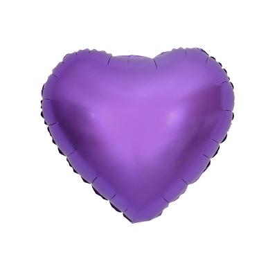 China Party Decoration Factory Wholesale 18 Inch Peach Heart Balloon Aluminum Foil Balloon for sale