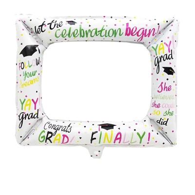 China Party Decoration New Style Photo Frame Mylar Balloon for Birthday Family Party Photography for sale