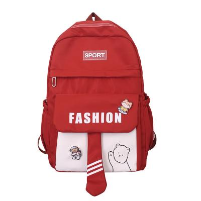 China Waterproof Color Cute Direct Sales Custom Designed School Bag Popular Children's Schoolbag Niche Backpack College Backpack for sale