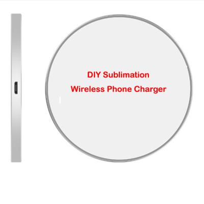 China Support Make Sublimation Customer Sublimation Wireless Charger Masks Diy Sublimation Mobile Phone Charger Customer Sublimation Phone Wireless Charger for sale