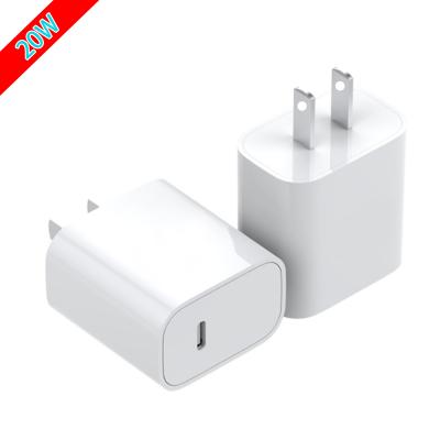 China 20W Cell Phone Wall Charger Plug Super Fast Charging EU 18w Palladium QC3.0 Type-c Cell Phone Fast Phone Charger Power Adapter For Iphone Samsung for sale