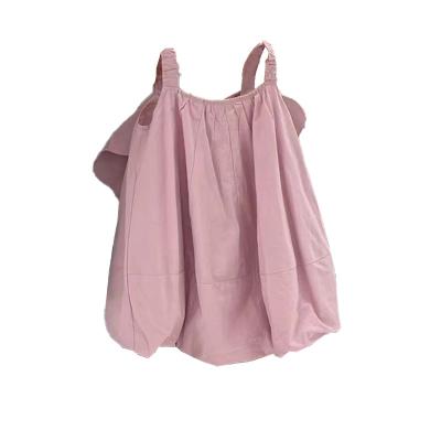 China 2023 summer new children's casual Korean version of the high sense of beautiful wing dress girls dress chic bride dress for sale