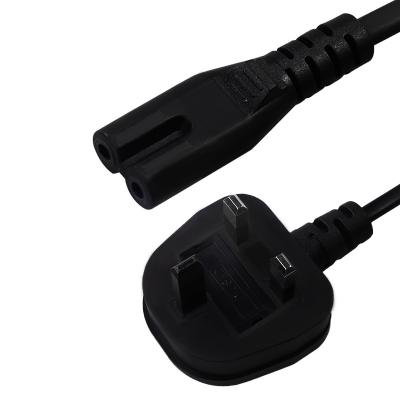 China Residential / General-Purpose customizable UK PVC Jacket Copper Cord Power Cable for computer Extension Cord for sale