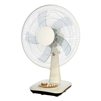 China Household 16''oscillating 3 speed AC DC desktop table fan for sale