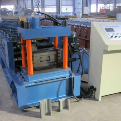 China Stores full automatic section building material c z u steel profile formed light steel purline machine for sale