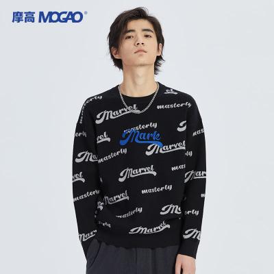 China Anti-wrinkle Mogao high fashion fashion sweater cartoon trend sweater custom letter decorate for sale