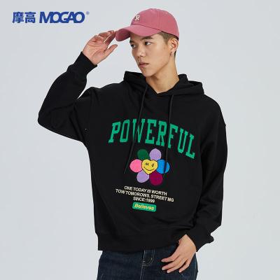 China 2022 High Quality Unisex Wholesale Streetwear Anti-wrinkle Mogao Spring Printing Long Sleeve Hoodies Sweatshirt For Men for sale