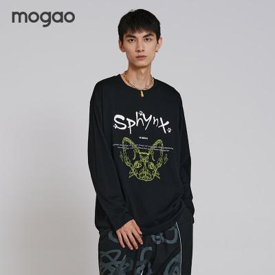 China crewneck 2022 high quality simple unisex custom print Mogao Anti-wrinkle Wholesale Streetwear men's sweatshirt for sale