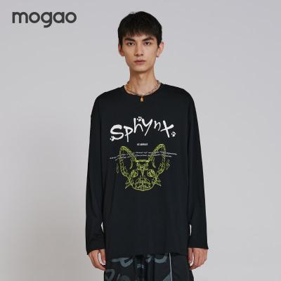 China crewneck 2022 High Quality Simple Unisex Custom Printing Mogao Spring Anti-Wrinkle Long Sleeve Wholesale Streetwear Sweatshirt For Men for sale