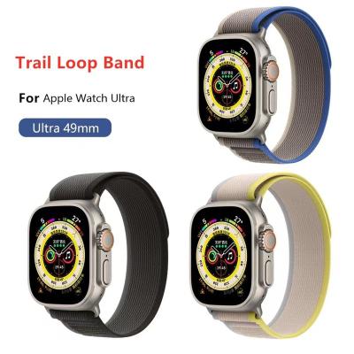 China hot sales quality trail loop band for apple watch ultra strap 45mm 44mm 42mm 41mm 40mm 38mm 49mm band AA3 for sale