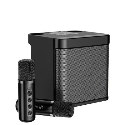 China Wholesale Indoor Outdoor Activities Subwoofer Speaker With Dual Microphones Wireless Karaoke Speaker YS203 Home Portable Outdoor Party KTV YS-203 for sale