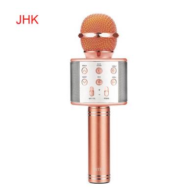 China Headset microphone factory wholesale price wireless microphone handheld microphones with speaker portable microphone kids gifts WS858 for kids for sale