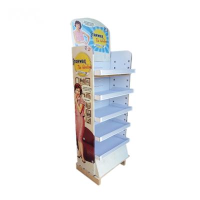 China Supermarket. Retail store FSDU POP corrugated cardboard paper display stand for goods for sale