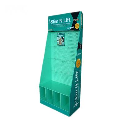 China Advertising Mall Hanging Products Hang Cardboard Display Rack for sale