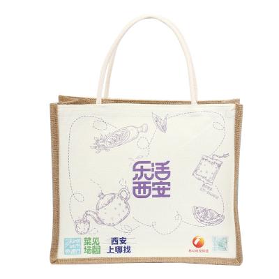 China Who respects the environment; Recyclable; Natural Reusable Tote Bag Eco Friendly Tote Handbags Daily Packaging Reusable Custom Material for sale