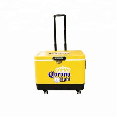 China Newer Motor Home Viable Outdoor Cooler Cooler Box Cooler Box With Wheels Ice Bucket for sale