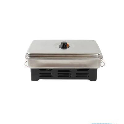 China Easily Cleaned 2021 New Fish Smoker Stovetop Stainless Steel Portable Smoker Oven for sale