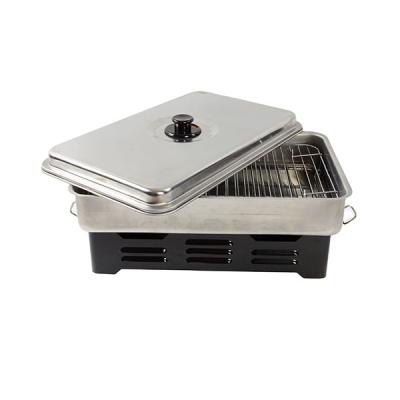 China 2021New Restaurant Design Portable Stainless Steel Fish Smoker Smoke Oven Chicken Smoker for sale