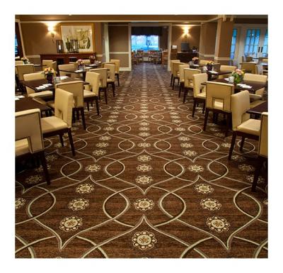 China Printed Washable Carpet Custom Commercial Hotel Room Wall To Wall Carpet Material Nylon for sale